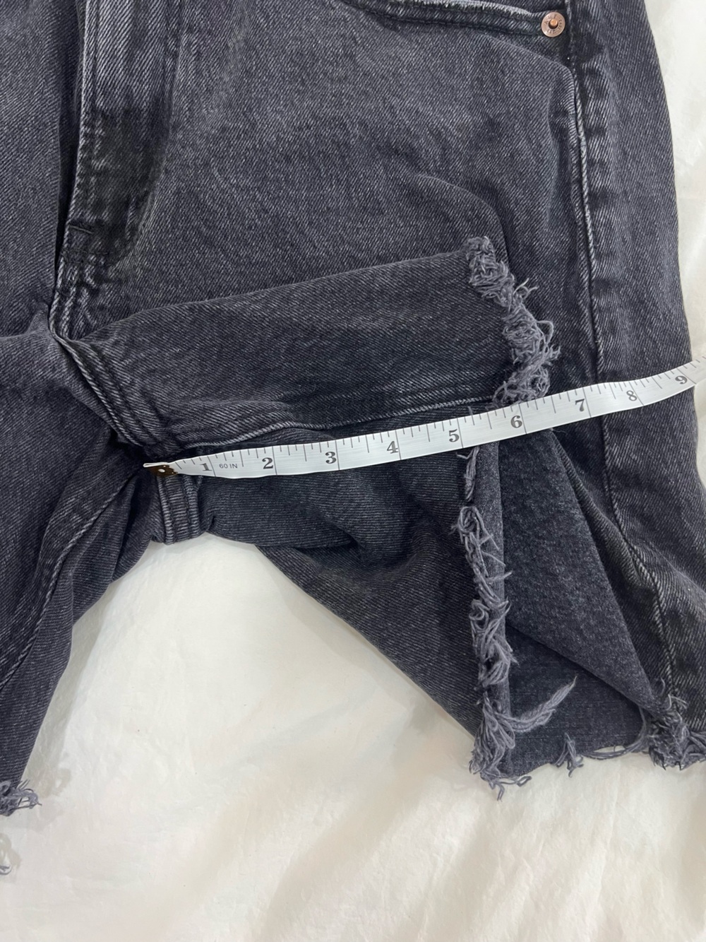 Abercrombie & Fitch "The 7" Dad Short Curve Love Black - Picture 6 of 6
